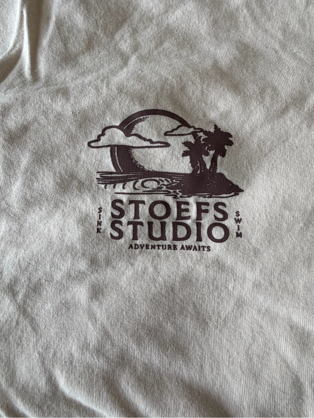 Men's Beige Short-Sleeve Graphic Tee - Picture 5 of 5